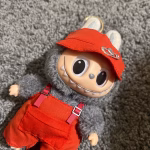 Labubu Overalls Red photo review