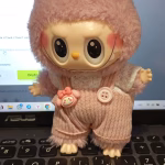 Pink Labubu Overalls​ photo review