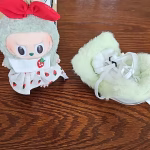 Labubu Car Seat Fluffy Green photo review