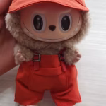 Labubu Overalls Red photo review