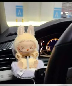 Labubu Car​ Seat Fluffy Purple