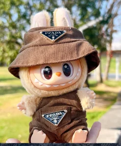 Labubu Prada Clothes brown