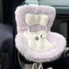 Labubu Car Seat Fluffy Purple