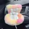 Labubu Car Seat Fluffy Multicolor