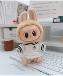 Labubu Adidas sweat white