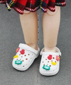 Crocs white for Labubu