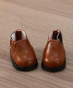 Loafers shoes brown for labubu