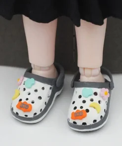 Crocs grey for Labubu