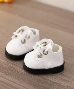 Dr. Martens white boot lace-up for labubu