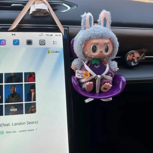 Car Seat Purple for Labubu the monsters