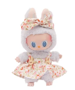 Labubu Dress peeach flower