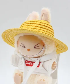 hat yellow for labubu