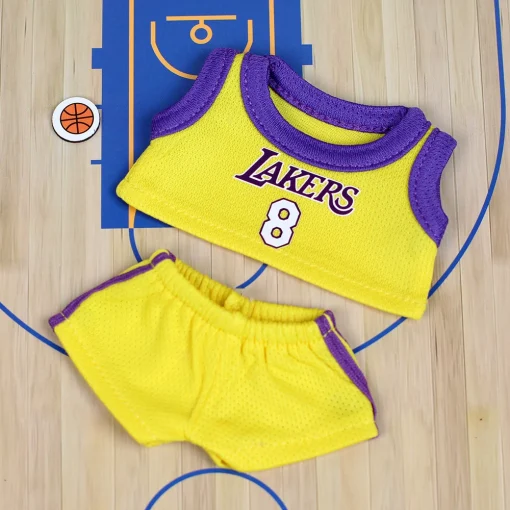 Labubu Lakers number 8