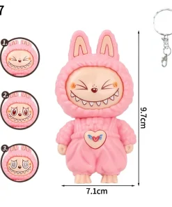 Labubu Doll Bag Charm pink