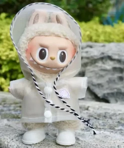 Labubu Raincoat mint clear