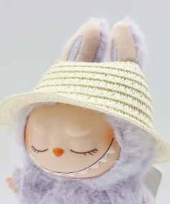 hat white for labubu