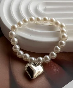 beads necklace heart for labubu