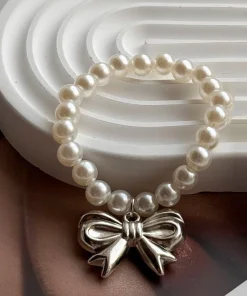 beads necklace bow for labubu