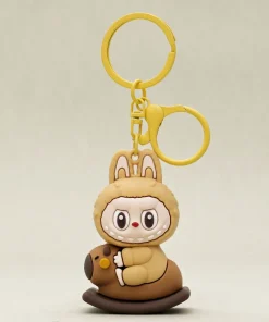 Labubu Keychain Accessories yellow