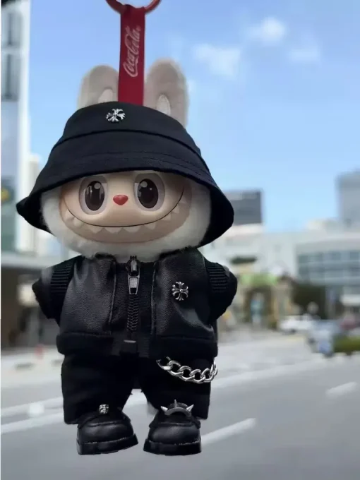 Chrome Hearts Labubu outfit