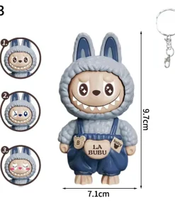 Labubu Doll Bag Charm blue