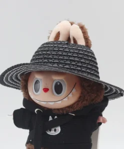 hat black for labubu